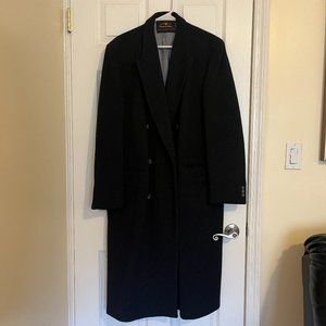 Men's long wool jacket